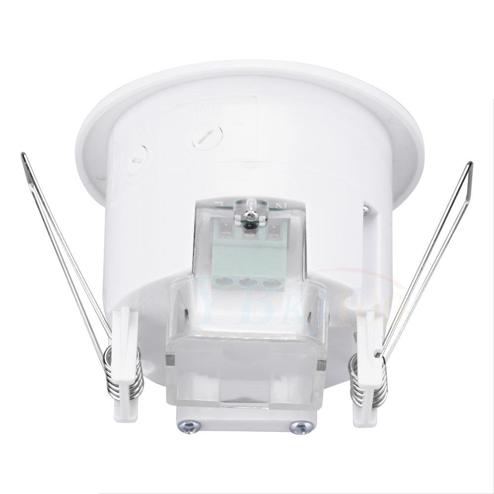 Interruptor de Sensor Infrarrojo PIR Yosooo Blanco Montado en el Techo de 360 Grados
