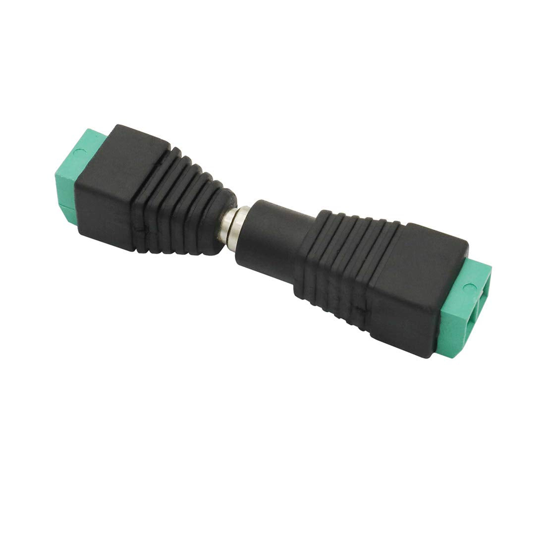 Didamx 40 unidades macho hembra DC Power Jack adaptador y BNC macho hembra Balun conector para cámara de seguridad CCTV