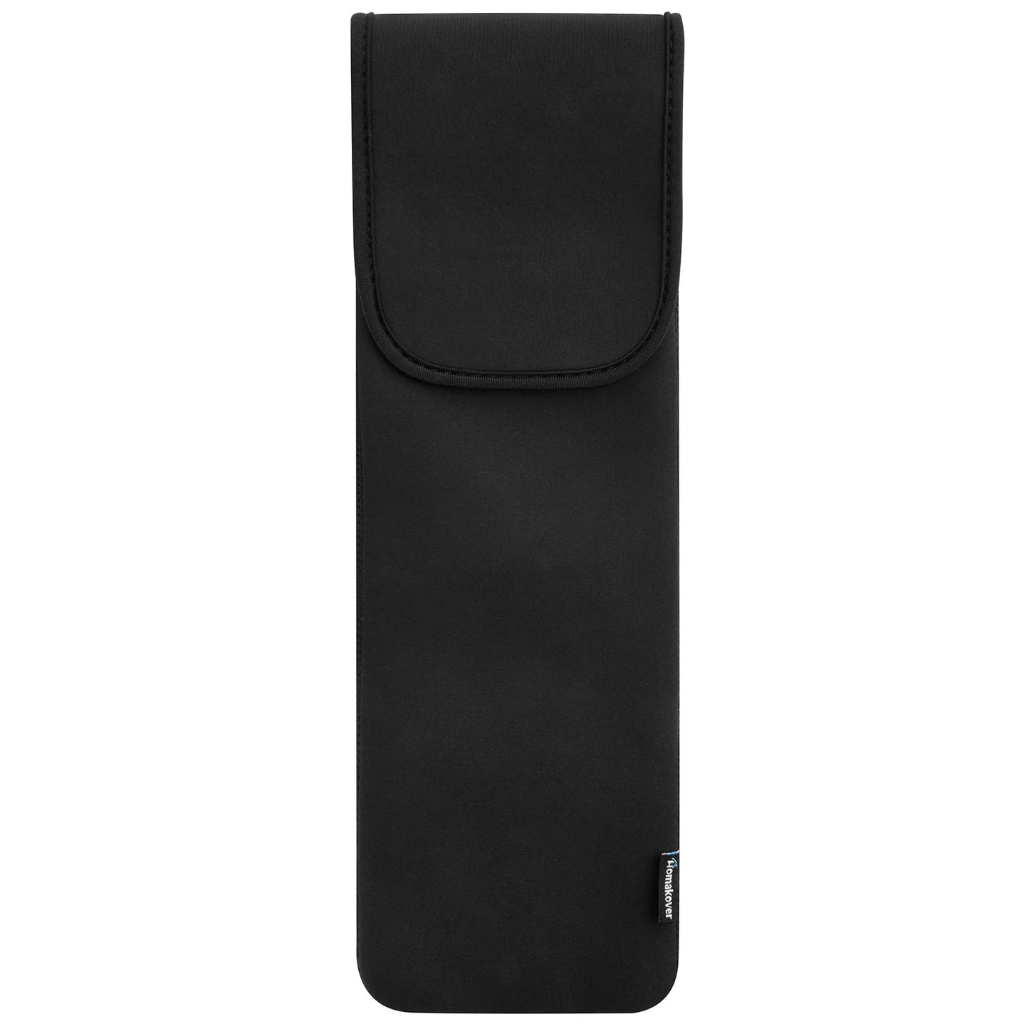 Homakover - Funda de neopreno resistente al calor, funda de rizador universal, funda para rizador de hierro, bolsa de viaje para viajes, gimnasio o hogar, 15 x 5 pulgadas, Negro, Viajes
