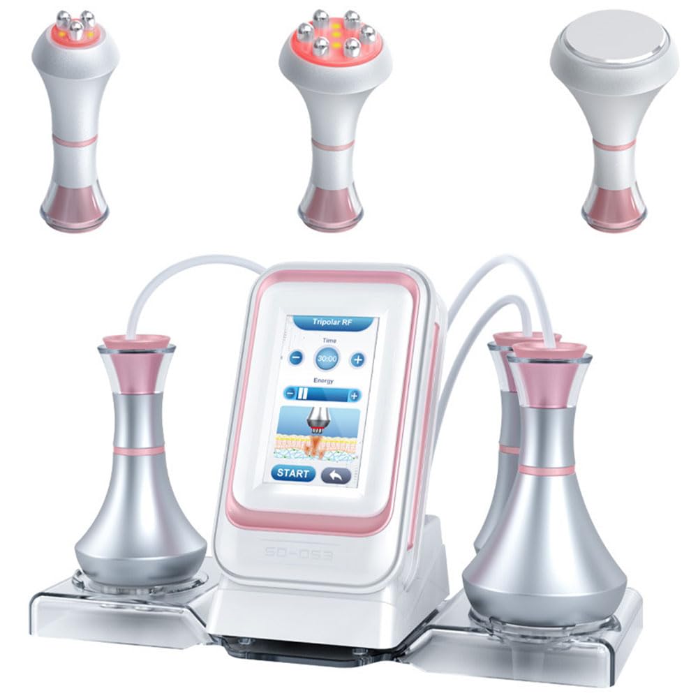 80K Maquina Cavitacion 3 en 1, Máquina de Belleza de Cavitación, Masajeador para Abdomen, Cintura, Brazos, Piernas y Caderas, Disminuir las Arrugas, Antienvejecimiento