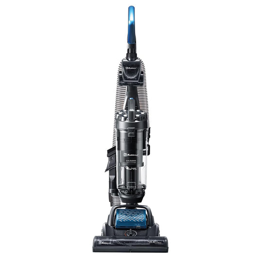 Koblenz Barredora de Pisos Titán | Aspiradora Vertical de 1200 W | Ligera, Potente y Silenciosa | Alfombra y Suelo Duro | Filtro HEPA Sin Bolsas | 170° de Movimiento | Color Acero con Azul UMA-1400