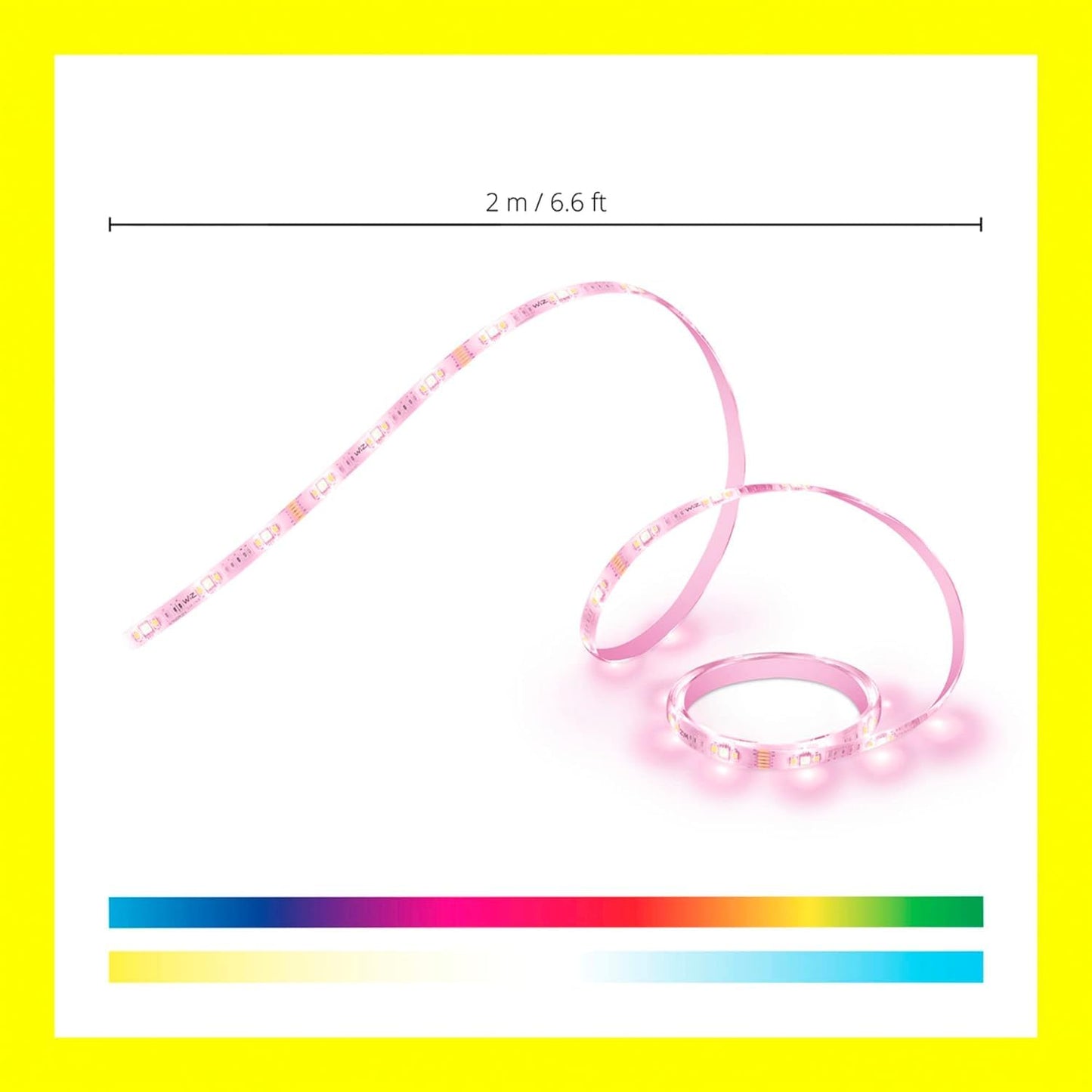 Tira Led Inteligente WiZ Blanca y Multicolor Compatible con Alexa