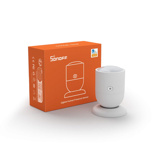 Detector de Movimiento SONOFF SNZB-06P Blanco con ZigBee para Asistencia Humana Compatible con Alexa y Google Home