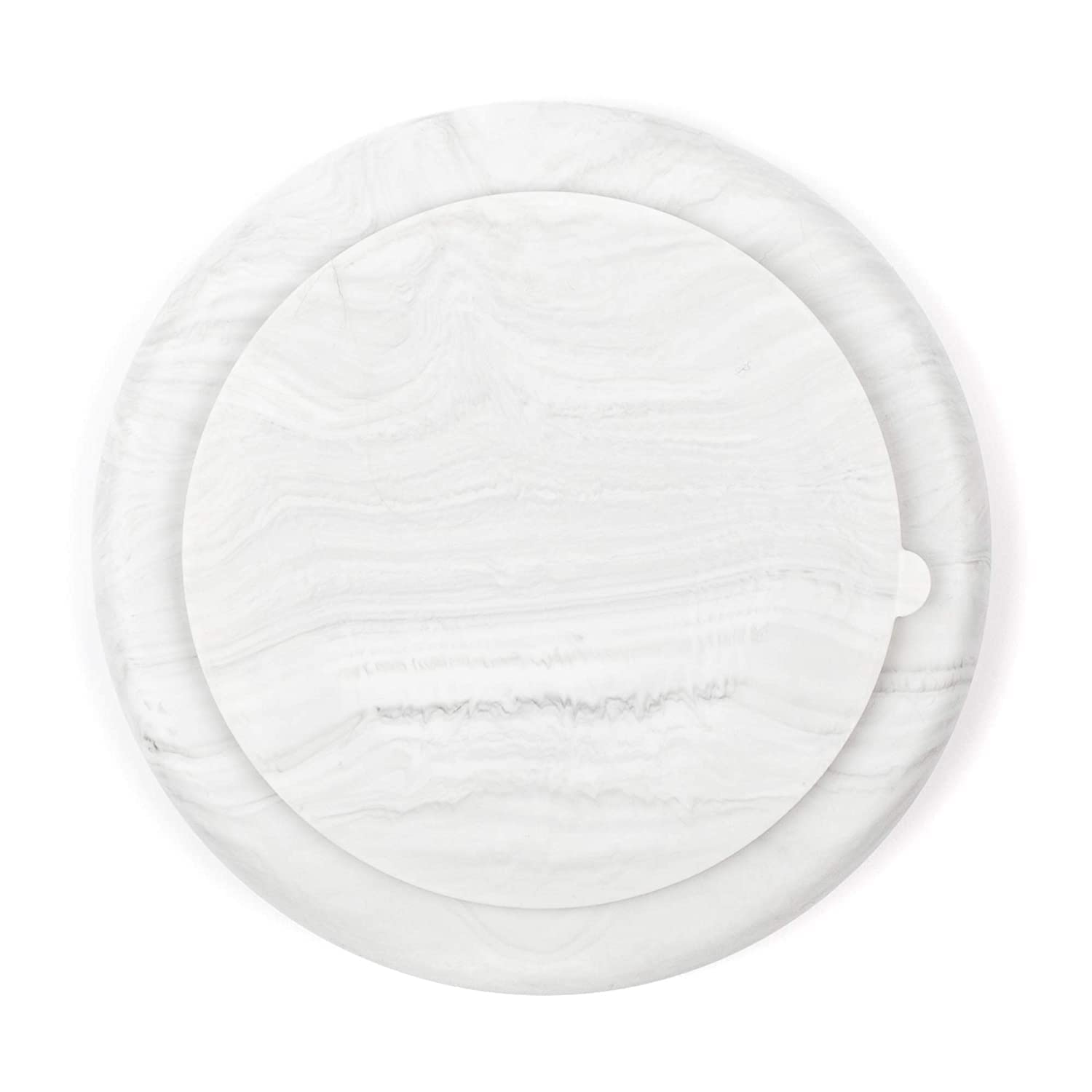Bella Tunno Wonder Plate - Placas de succión de silicona para platos de bebés y niños pequeños, aptas para microondas y lavavajillas, silicona de grado alimenticio, sin BPA, mármol