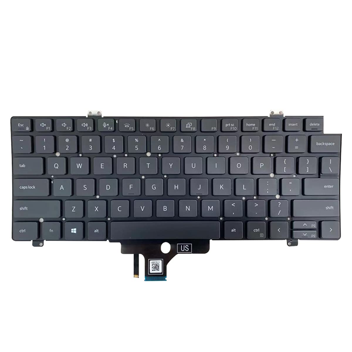 Teclado Retroiluminado de Repuesto Dell Negro Latitude 7420 7410 5420