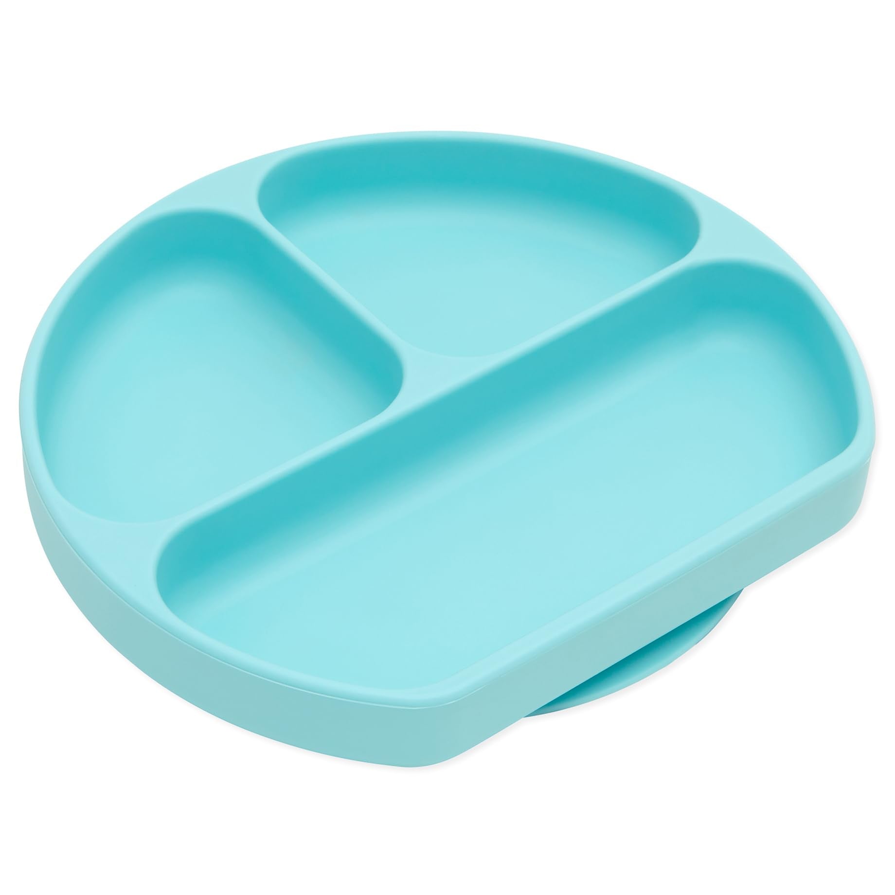 Bumkins Silicone Grip Dish, Azul