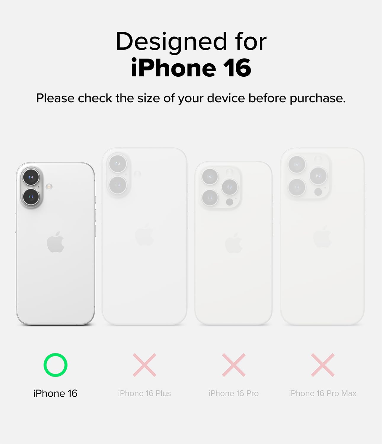 Funda iPhone 16 Ringke Fusion Clear con Porta Tarjeta Ligera