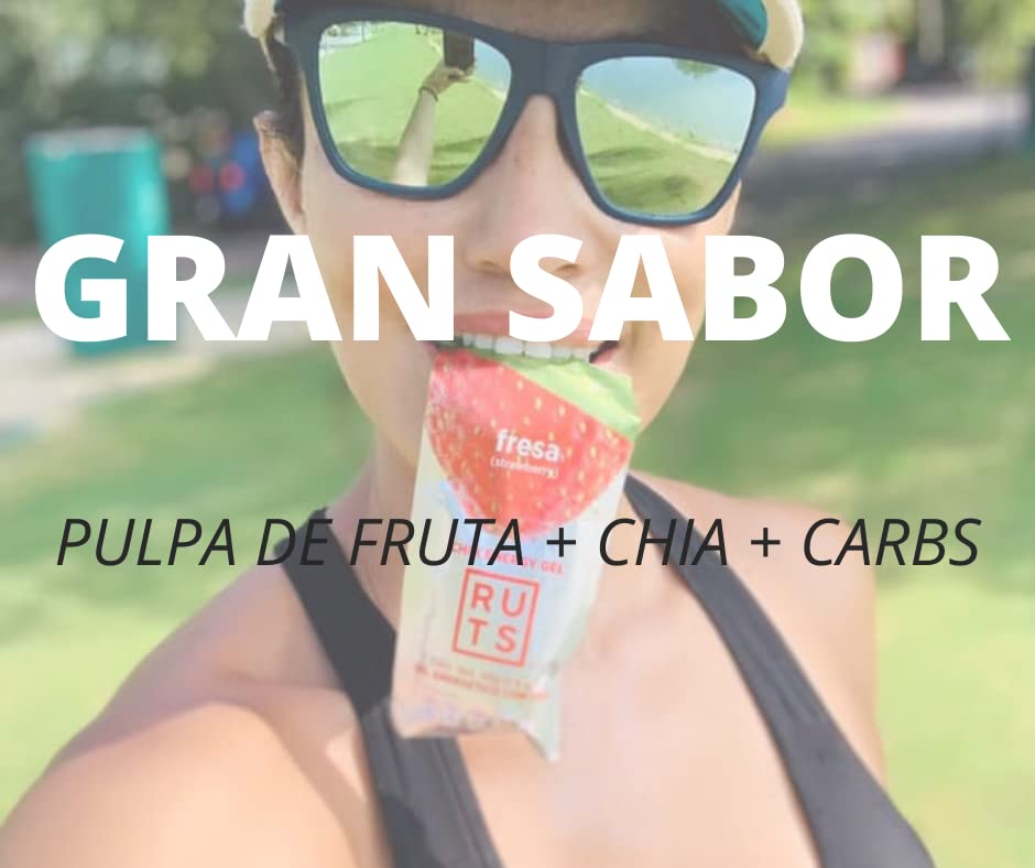 Gel Energético Fresa Ruts Caja de 12 Unidades