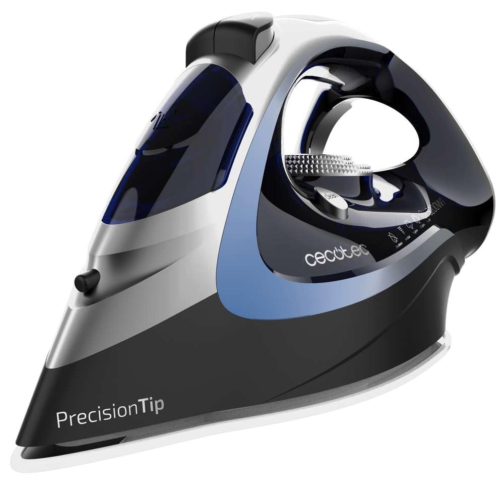 Cecotec Plancha horizontal IronHero 3200 Vital con 3200 W, tecnología Power Steam, golpe extra de vapor 270 g/min, suela Turbo Slide, sistema antigoteo, Cyclo Clean, filtro antical, apagado automático