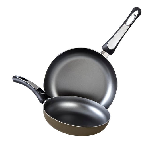 Cinsa Set de Sartenes Verde Olivo de Aluminio con antiadherente 2 piezas