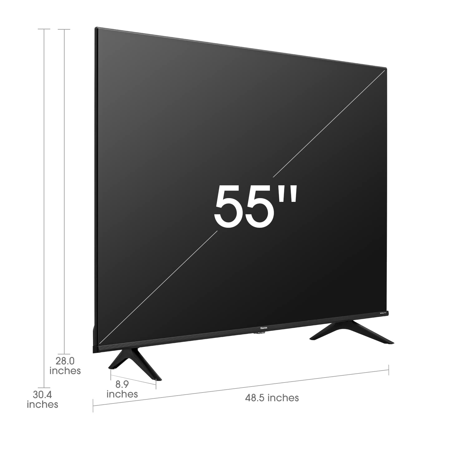 Hisense Pantalla 55" 4k Smart TV 55A6H Google TV (2022)(Reacondicionado)