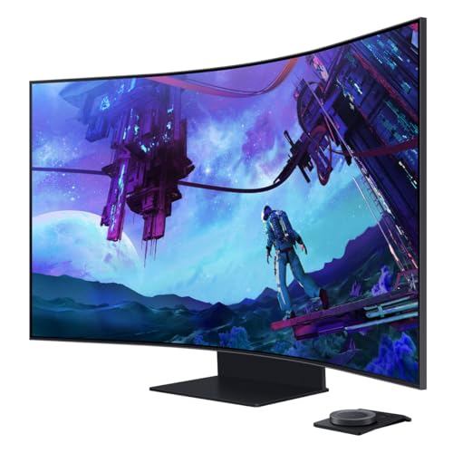 Monitor Gaming Samsung Curvo 55 Pulgadas 165hz 1ms Smart Odyssey Ark con Control Remoto y Altavoces