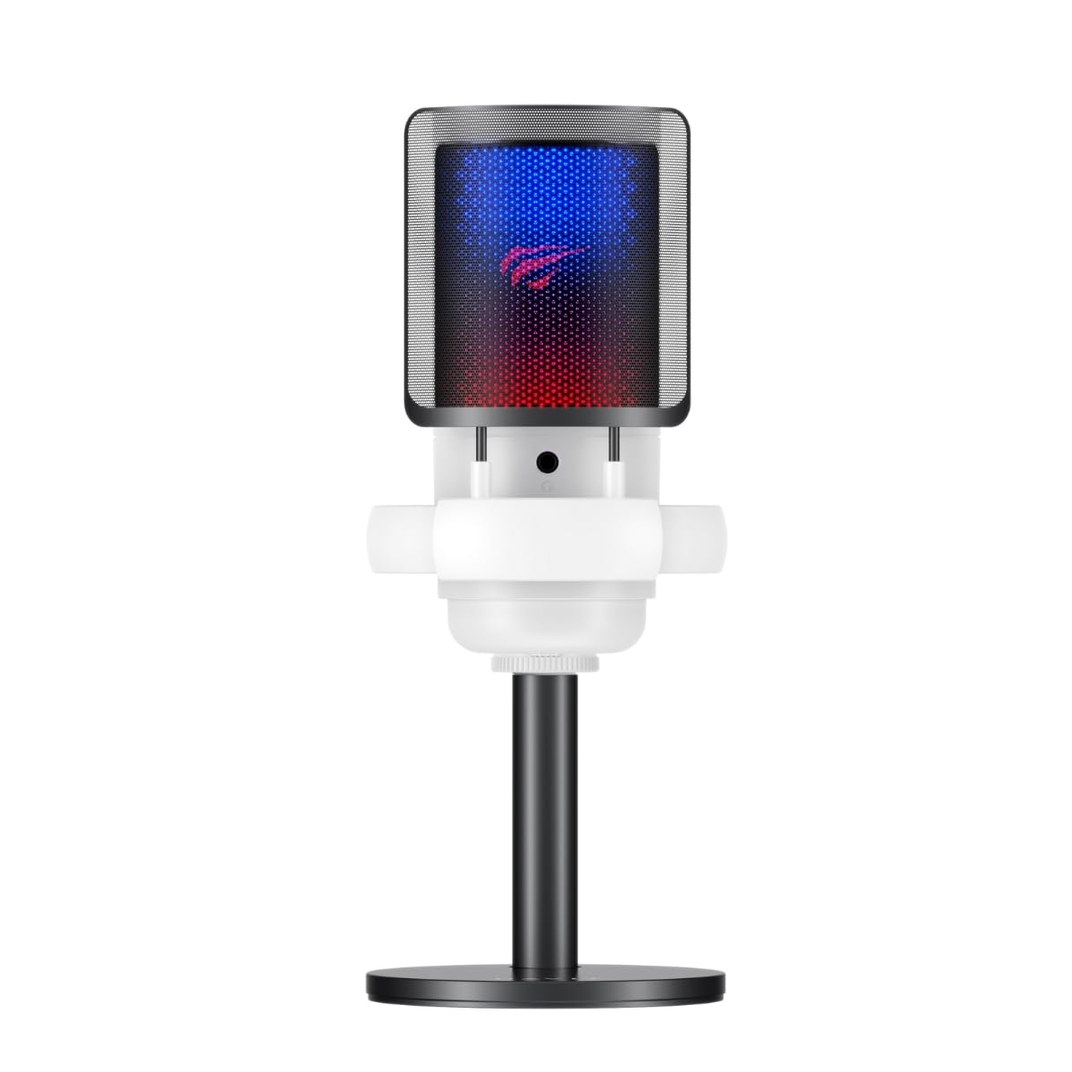 Micrófono para Juegos Havit RGB Cardioide USB 3,5 mm y Reducción de Ruido