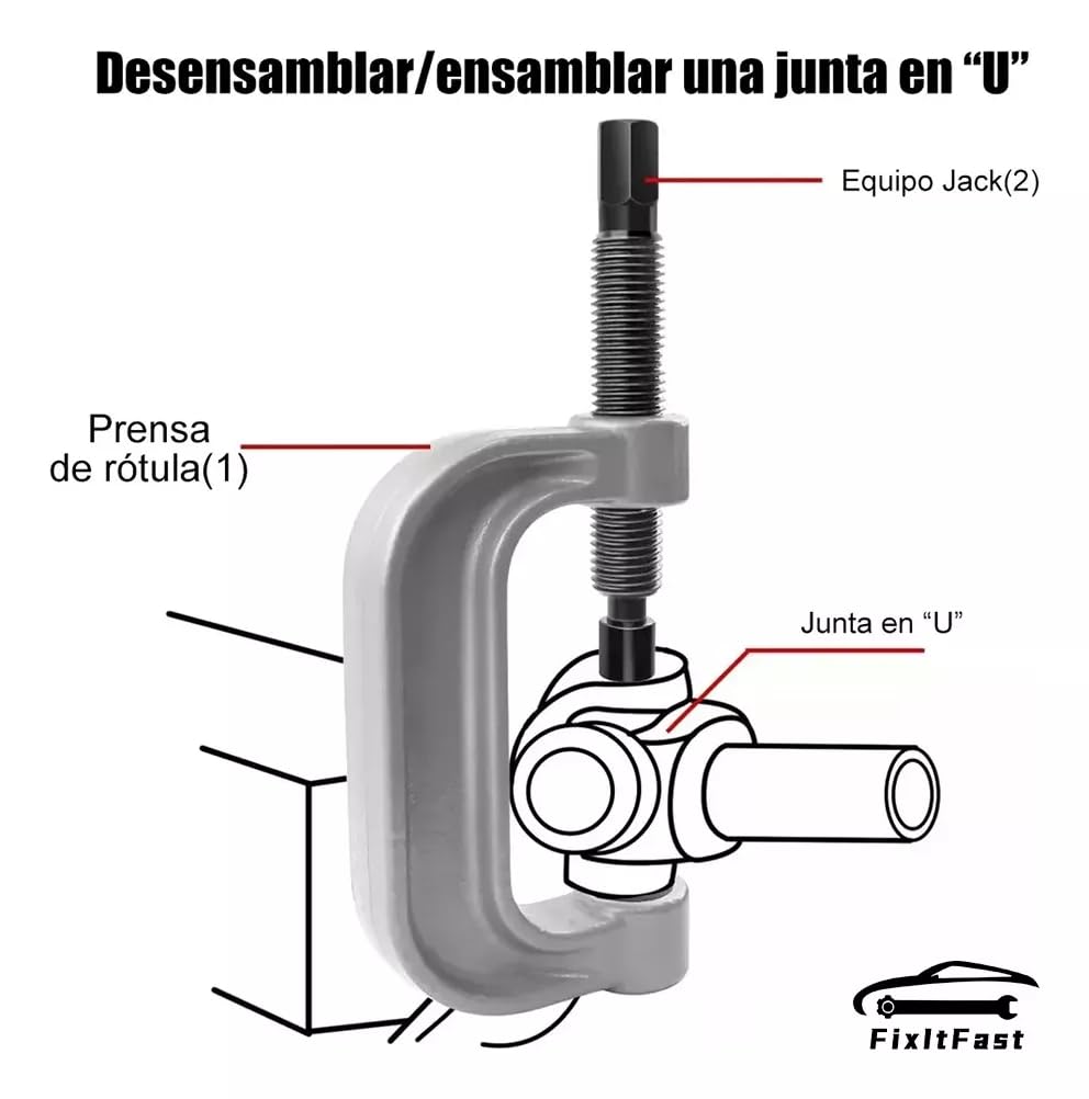 FINYQBET Heavy Duty Ball Joint Press & U Joint Removal Tool Herramientas de extracción de juntas de bola de alta resistencia y herramientas de extracción de juntas en U