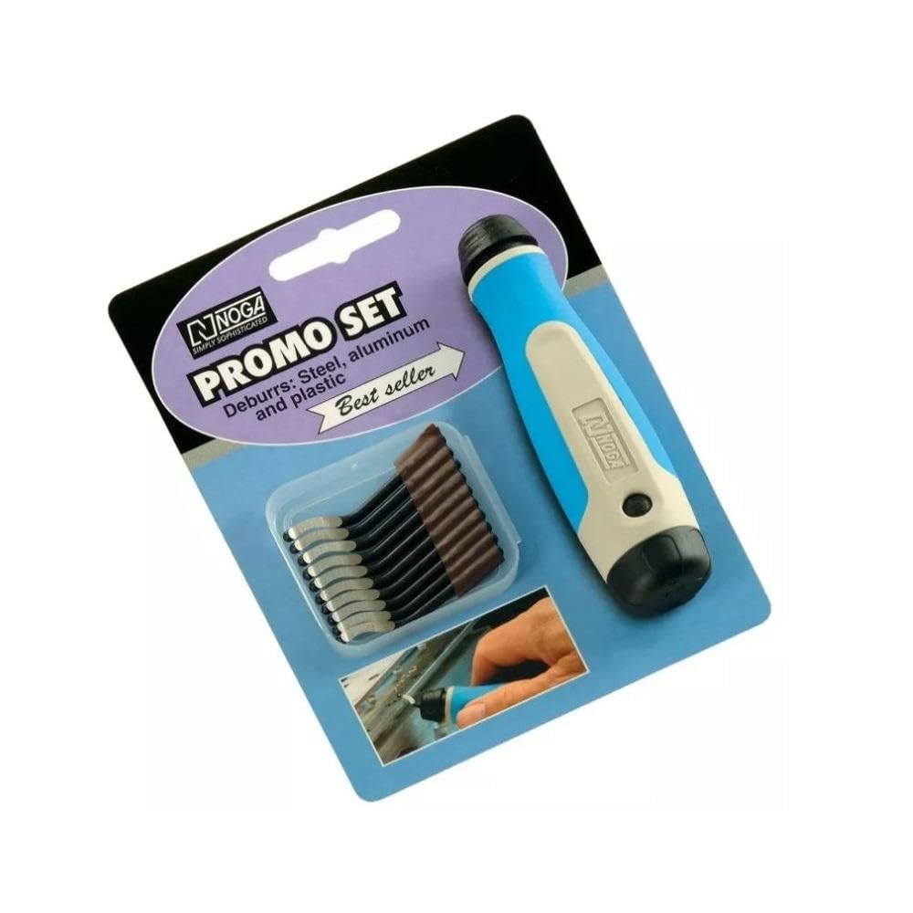 Herramienta de Desbarbado Noga NG8150 Resistente con 10 Cuchillas S10 Versión Original