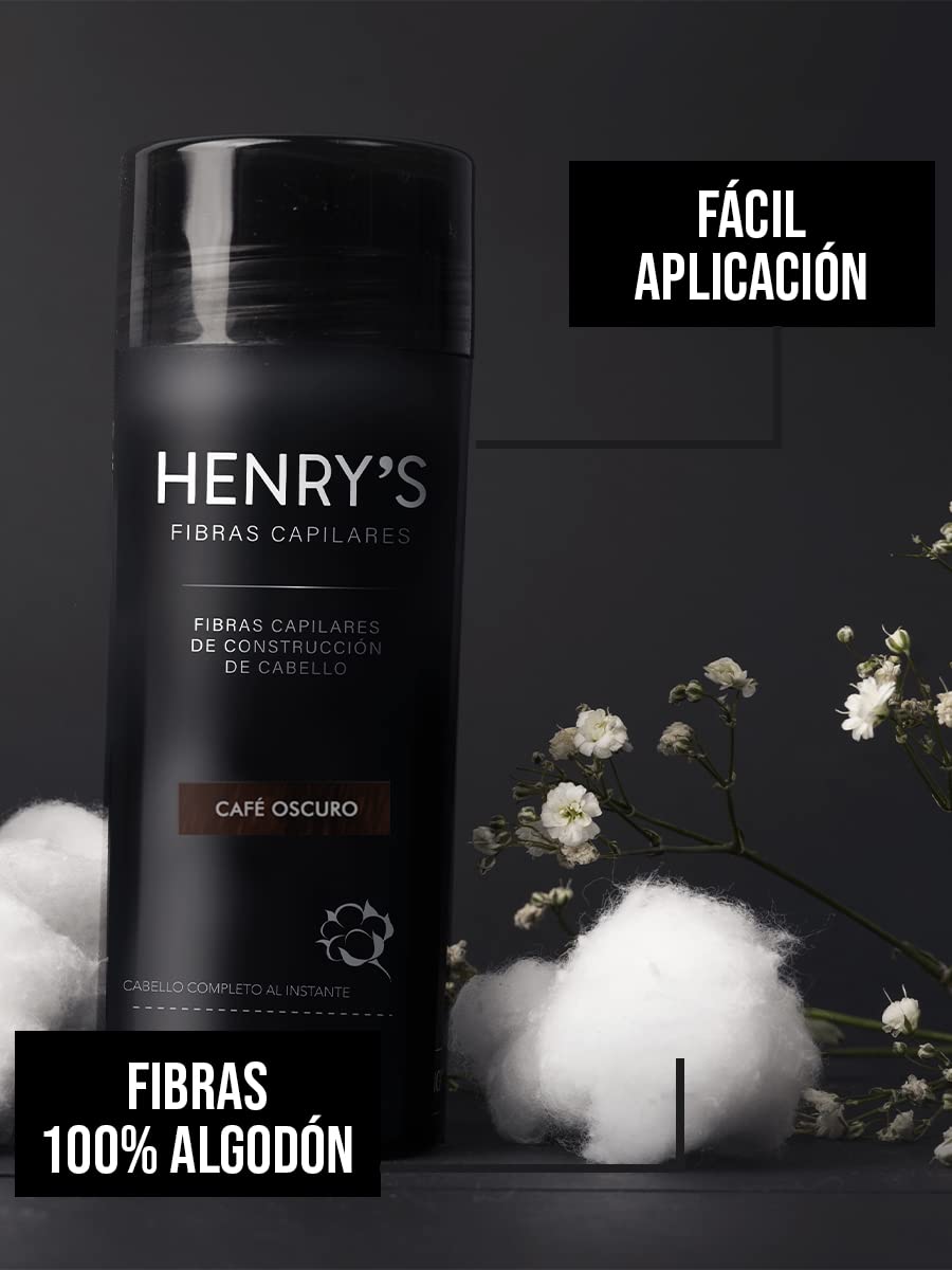 Fibras Capilares, CASTAÑO OSCURO, Solución para la Calvicie, Caida de Cabello, Alopecia o falta de Volumen. 27.5 gramos, Sin aplicador. Fibras de Construcción de Cabello. Ideal para el Cabello Delgado. Fibras de Algodón 100% Natural. Voluminizador y textu