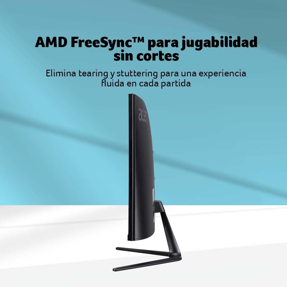 Acer Monitor Gamer Nitro ED0 27" VA Curvo 1500R FHD 240Hz | Tiempo de Respuesta 1ms (VRB) | Tecnología AMD FreeSync
