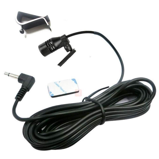 Micrófono Externo Estéreo Compatible Kenwood JVC Sony Alpine Coche Audio GPS DVD