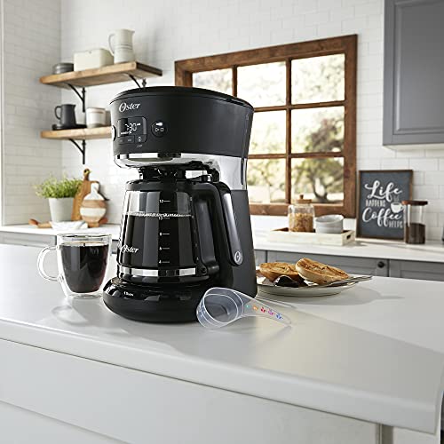 Oster 2083222 Cafetera Drip, color Gris/Negro