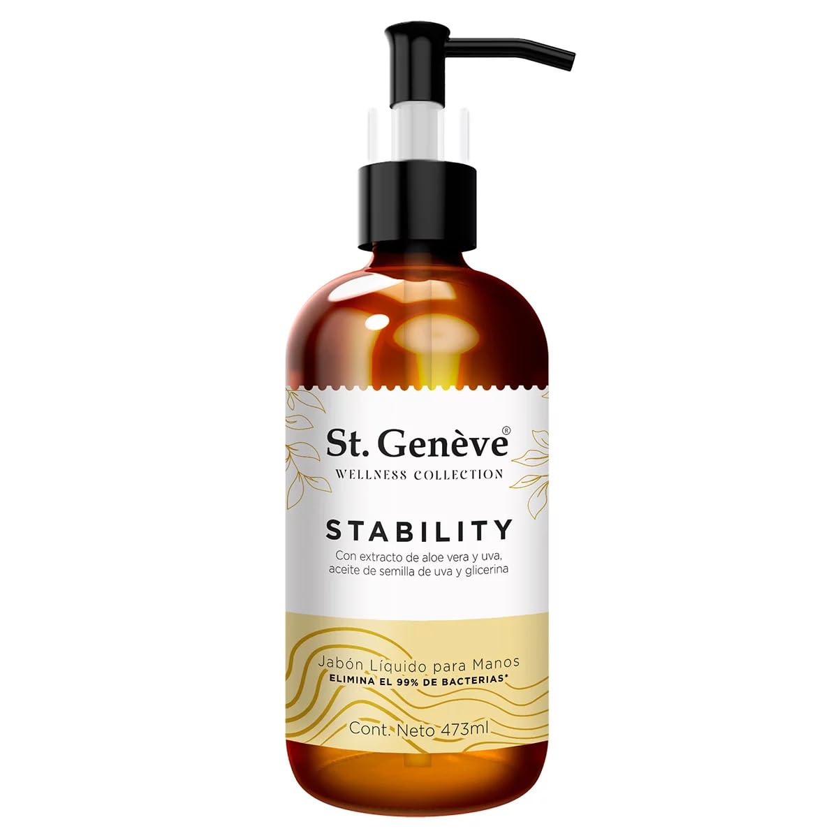 St. Genève Wellness Collection Jabón Líquido para Manos con Extractos y Esencias Pack 3 Botellas de 473 ml