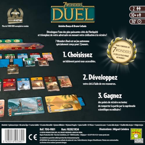 Juego de Mesa Repos Production 7 Wonders Duelo