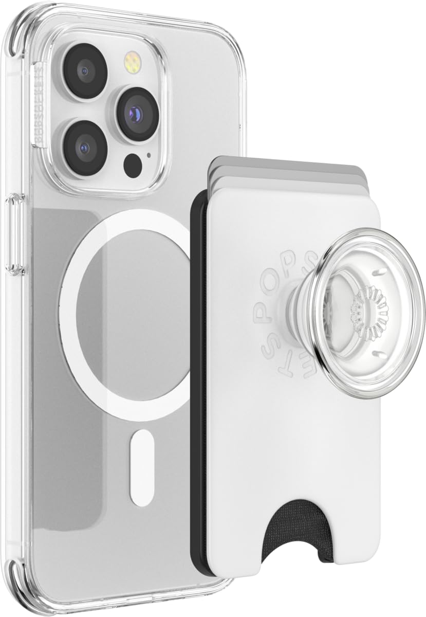 Portafolios para Teléfono PopSockets MagSafe Agarre Expandible y Anillo Adaptador Compatible Carga Inalámbrica