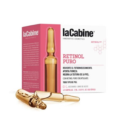 laCabine Caja de Ampolletas Faciales Pure Retinol 10X 2Ml