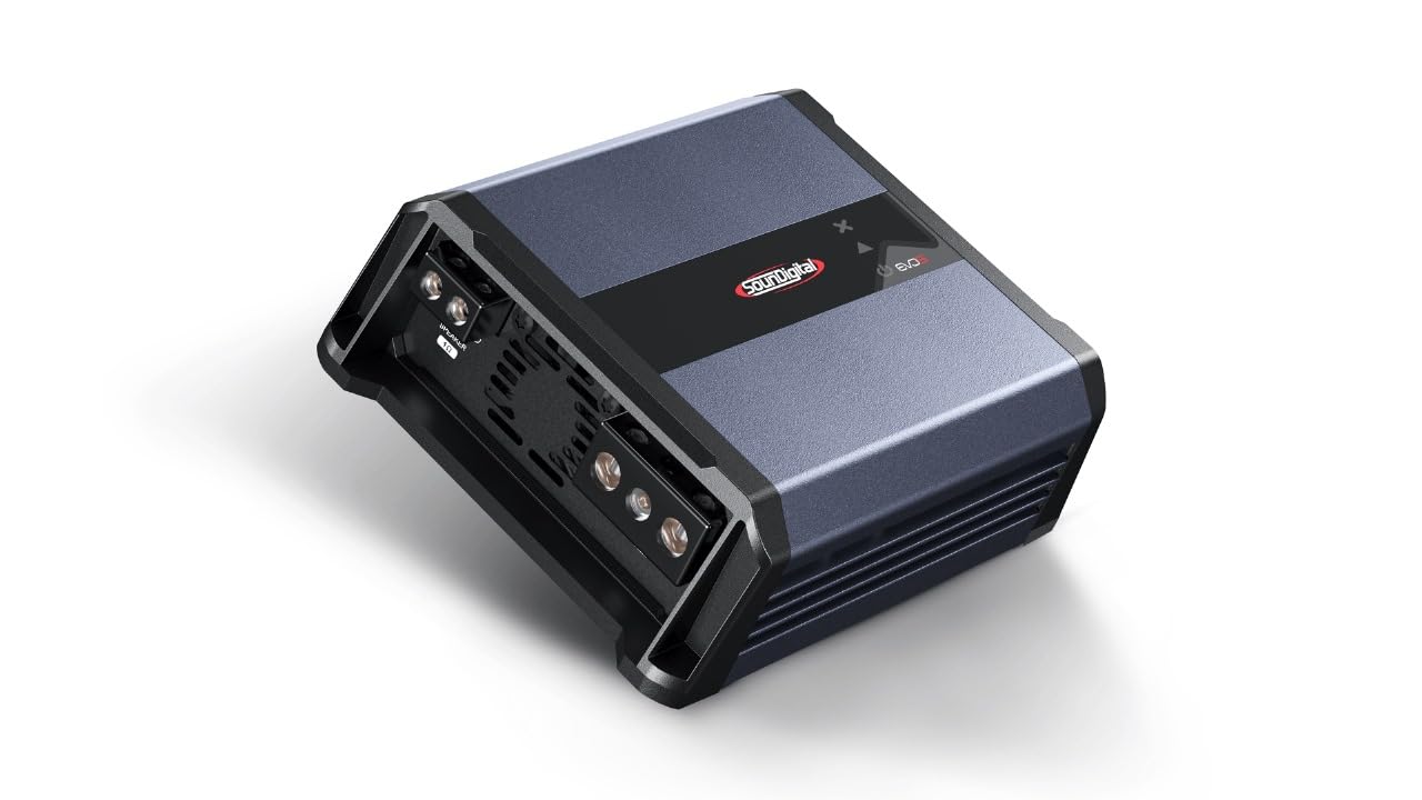 Amplificador de Coche SounDigital Alta Eficiencia 1600 Vatios RMS 4 Ohmios 1 Canal