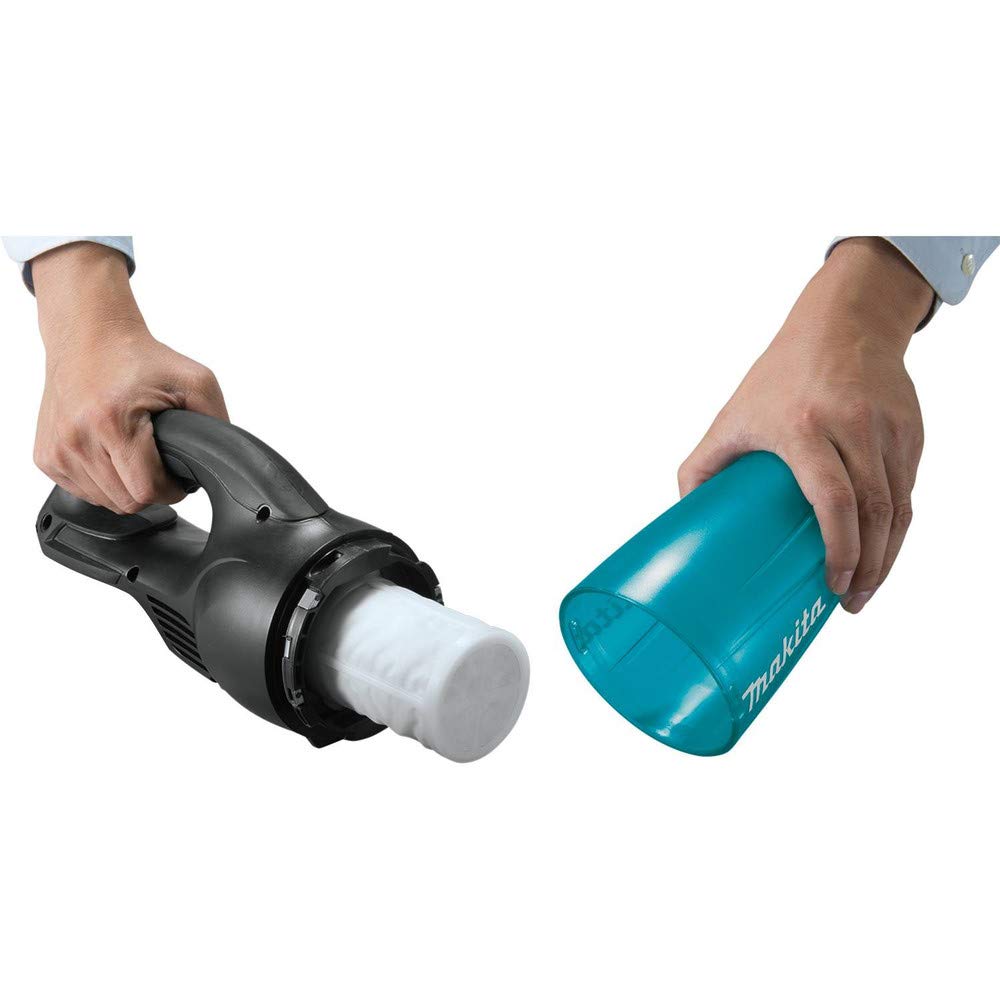 Makita XLC02R1B - Kit de aspiración inalámbrico Compacto LXT de Iones de Litio (2.0Ah)