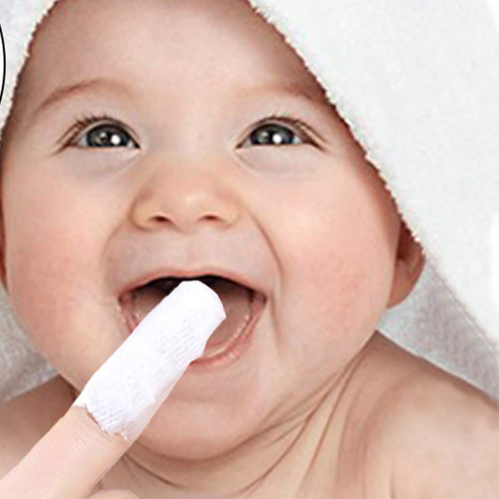 Paño de Gasa Zmmyr Blanco para Limpieza Bucal de Bebés 0-2 Años
