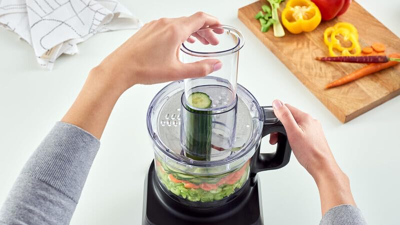Braun FP3211SI Easy Prep 8 pz Procesador de alimentos, Plata