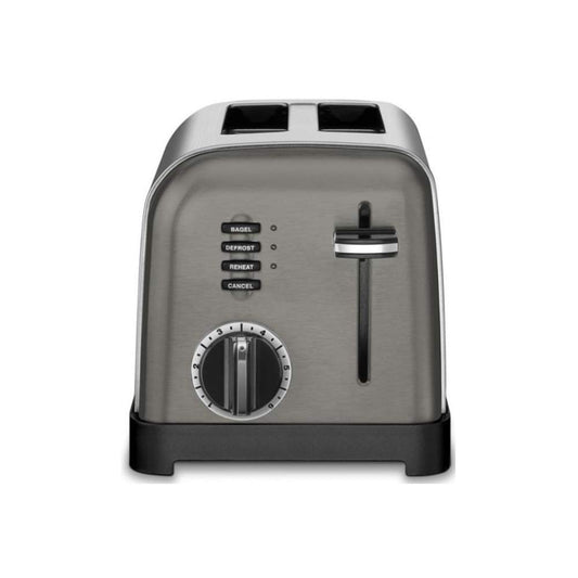 Cuisinart CPT-160BKS Metal Classic Toaster, 2-Slice, Black Stainless