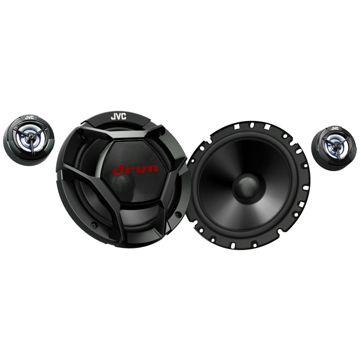 Bocinas Componente JVC 6.75" 2 Vías 360W Peak Mejora de Fábrica