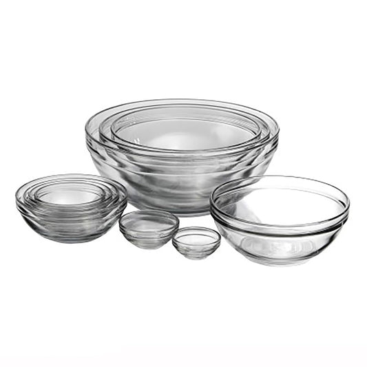 Plato Anchor Hocking Vidrio Transparente 10 Piezas