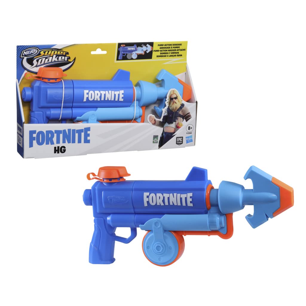 Lanzador Nerf Super Soaker Fortnite HG