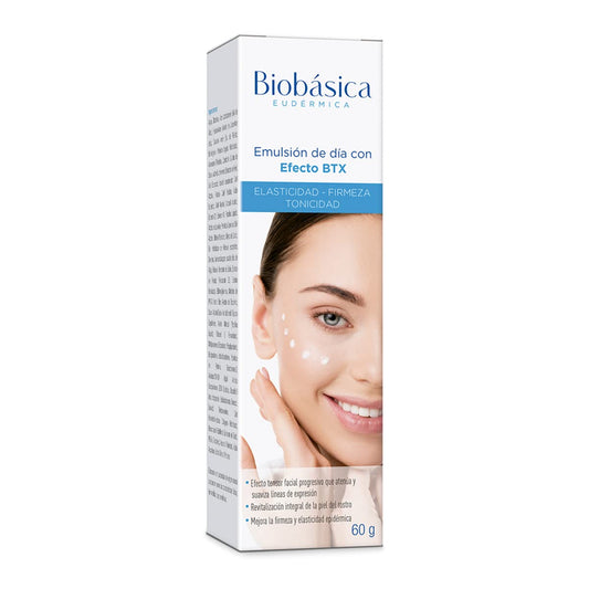 Emulsión de día con efecto BTX | revitalizante | previene líneas de expresión | reduce líneas de expresión existentes.
