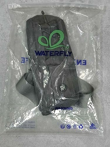 Riñonera WATERFLY Gris Oscuro Pequeña para Mujer y Hombre