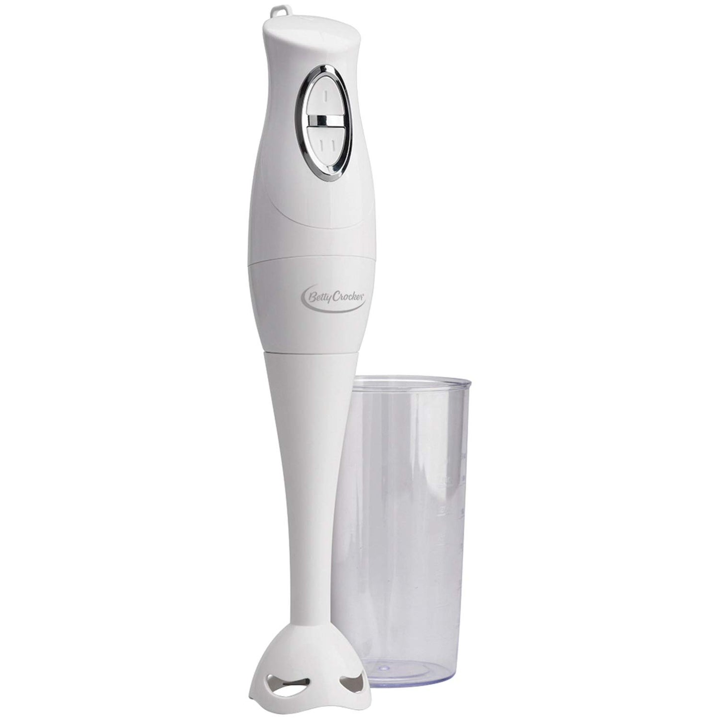 Betty Crocker BC-1303CK Batidora de mano con vaso de precipitados, color blanco