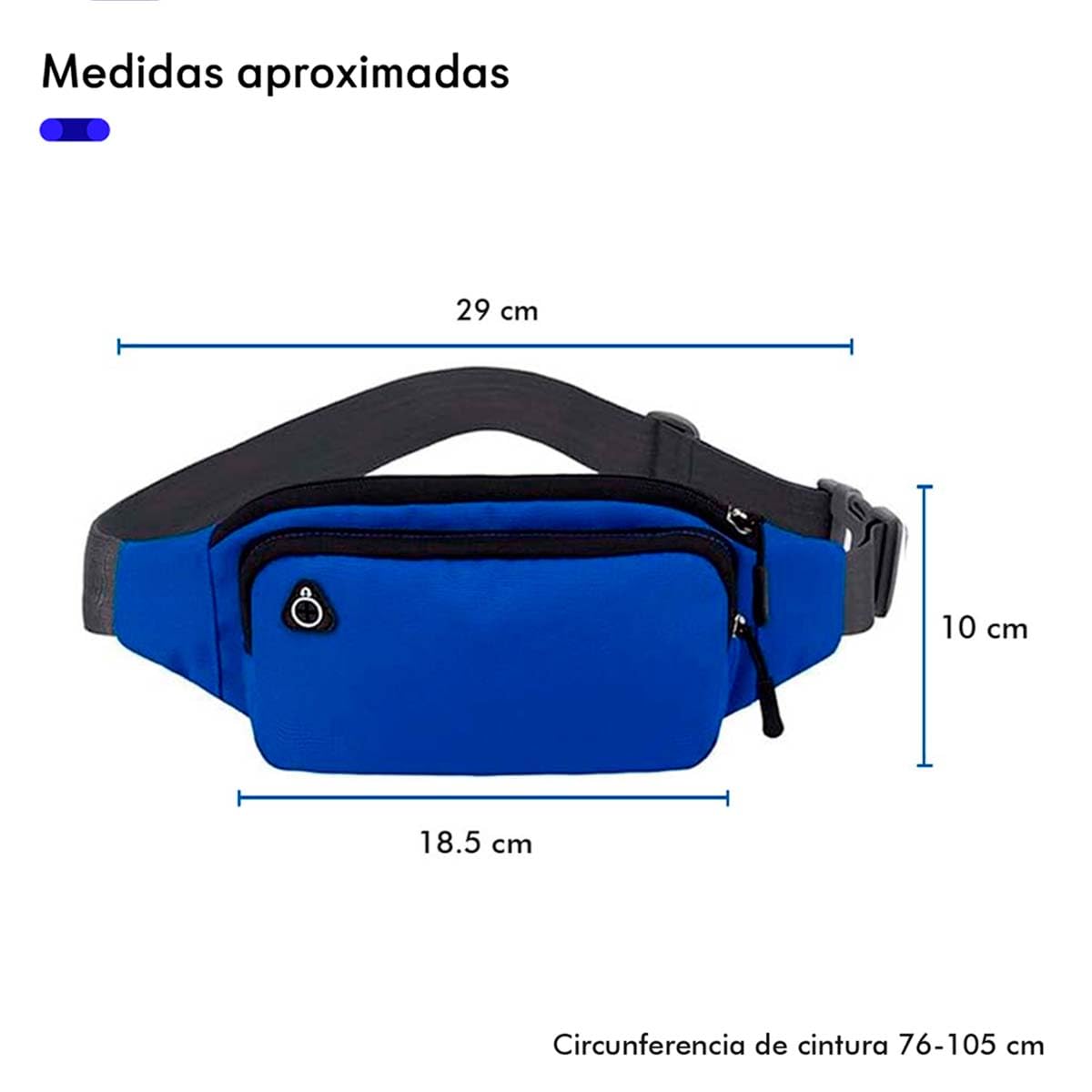BLACK MAMUT Cangurera para Correr, Ligera, Hombre, Mujer, Porta Teléfono, Impermeable, Deporte, Ejercicio, Viaje, Campismo, Senderismo, Ciclismo, Aire Libre, Riñonera, Gran Capacidad, Ajustable