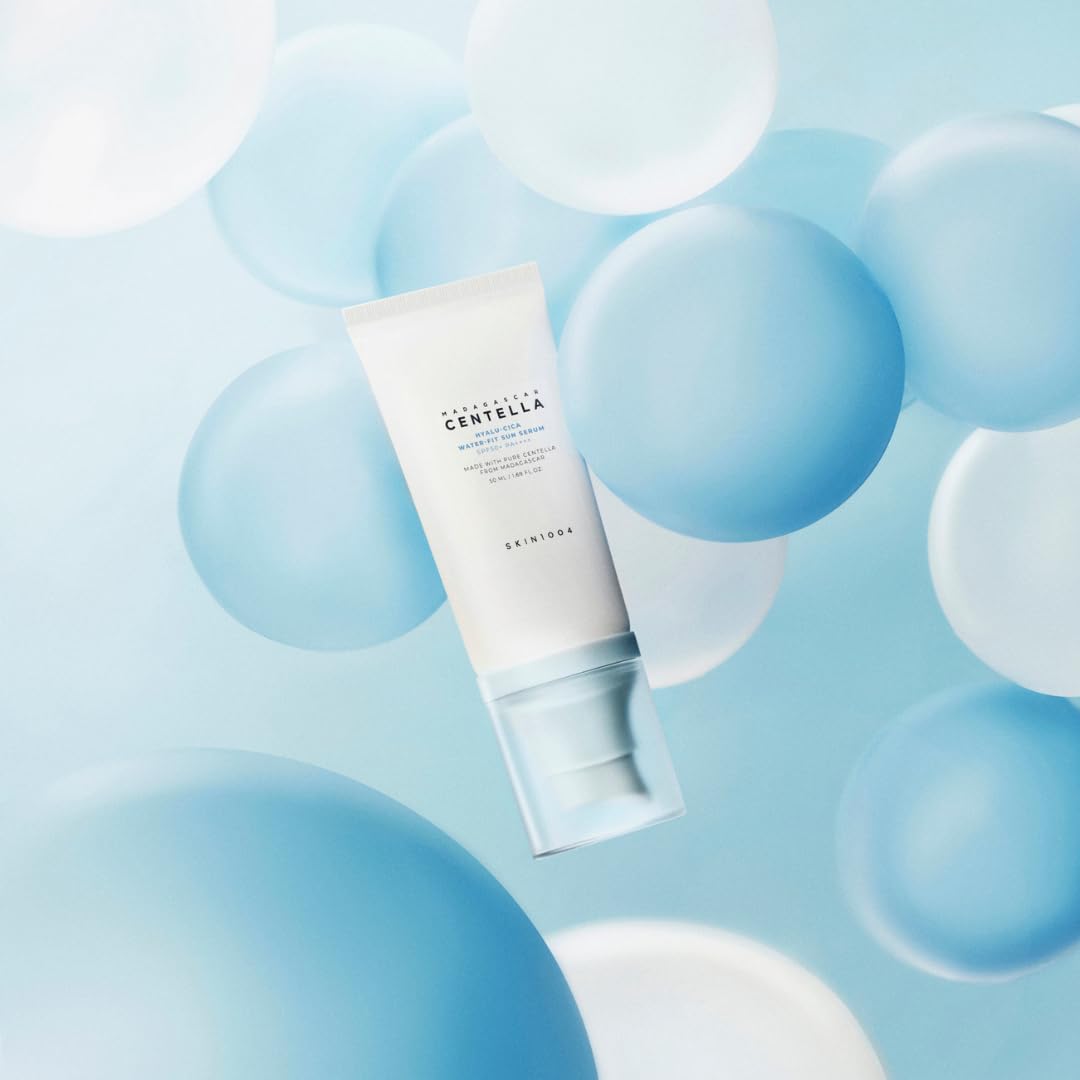 SKIN1004 Madagascar Centella Hyalu-cica Water-Fit Sun Serum - Bloqueador Coreano con Centella y Ácido Hialurónico