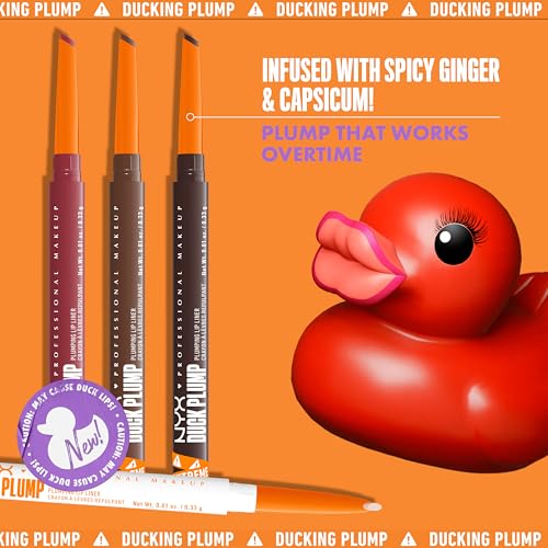 Delineador de Labios Duck Plump de Nyx Professional Makeup, Tono Double Dose