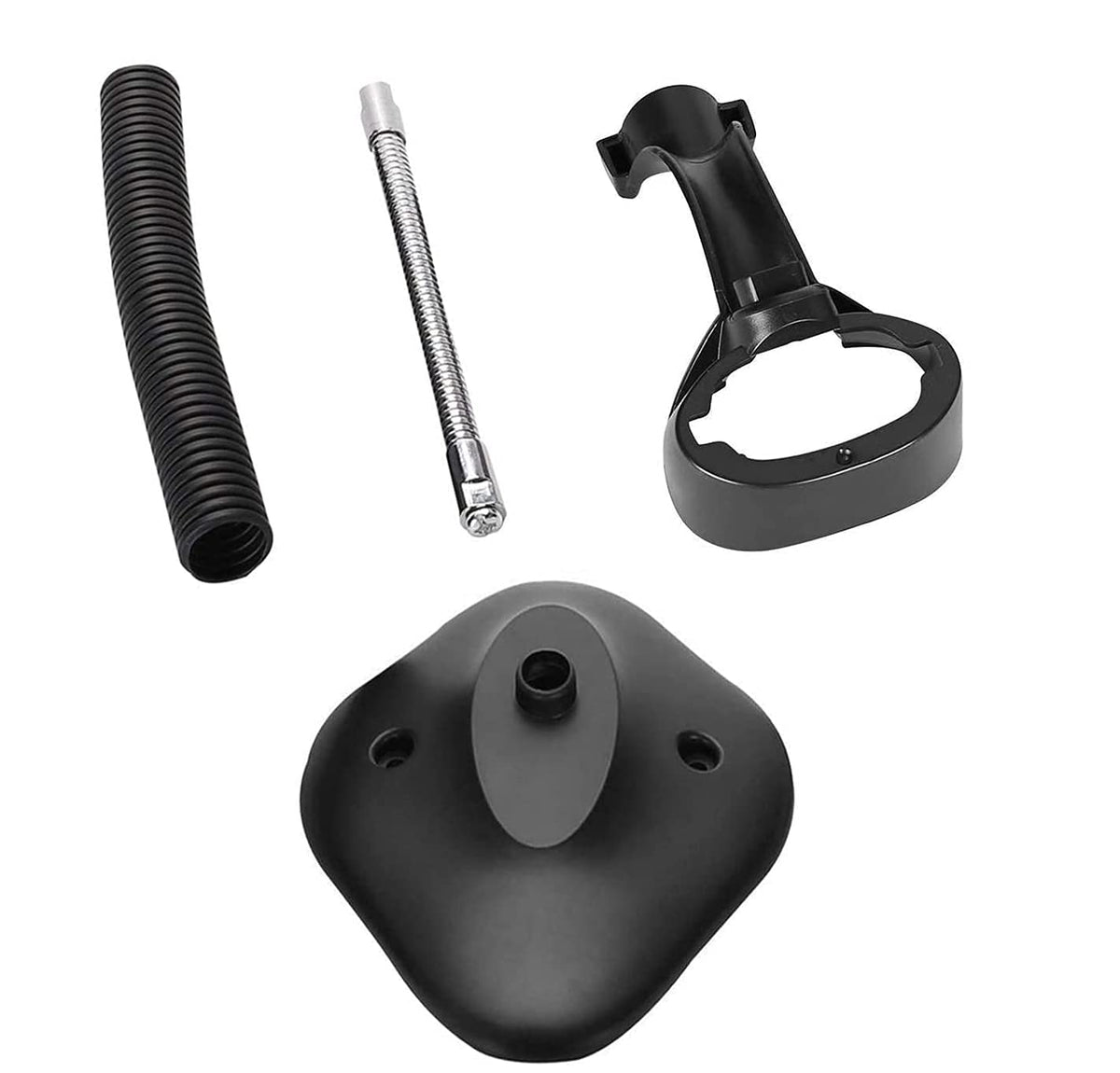 Soporte de Escáner UNIDEEPLY Negro Ajustable con Cuello de Ganso para Escritorio