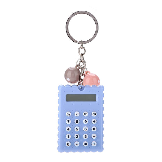 Calculadora Portátil ASHATA Azul Estilo Creativo con Pantalla de 8 Bits para Regalos