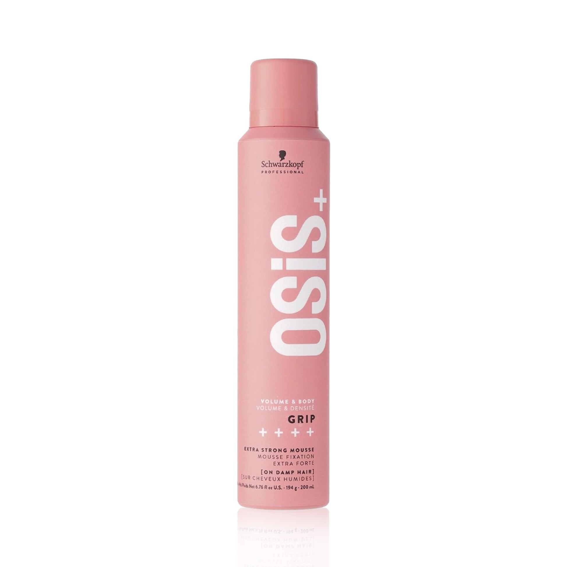 Espuma de Fijación Extrafuerte Osis Grip Natural con Protección Térmica y Control de Frizz