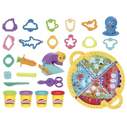 Set de Juego Portátil Play Doh con 19 Accesorios para Niños y Niñas