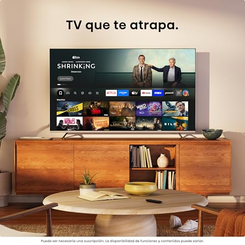 Hisense Television QD6QFM (Modelo 2025) Pantalla 55 Pulgadas,QLED Smart Fire TV UHD 4K,Control Remoto por Voz con Alexa,Escalado AI a 4K,Dolby Vision Atmos, Modo de Juego Plus