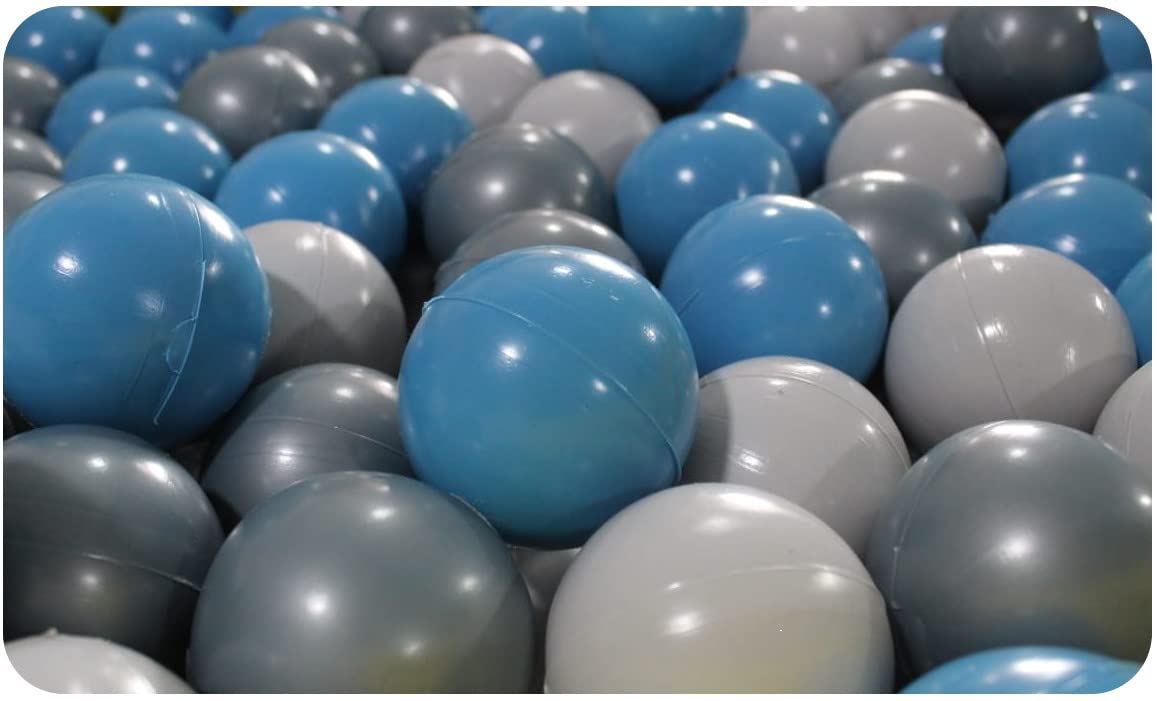 DIDJIG Alberca de Pelotas con Kit Gatea y Camina Estimulacion Temprana Perla