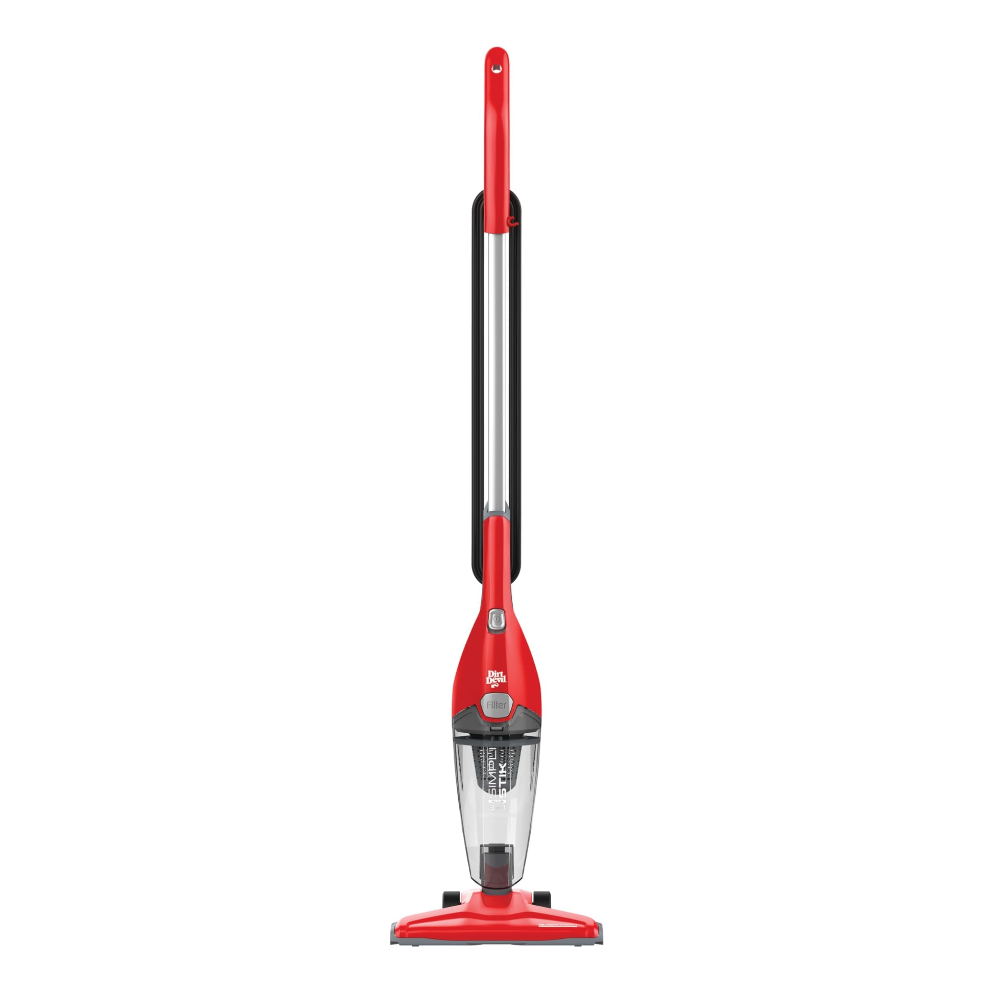 Dirt Devil Aspiradora Simpli Stik Plus 3 en 1, Mediana, Rojo