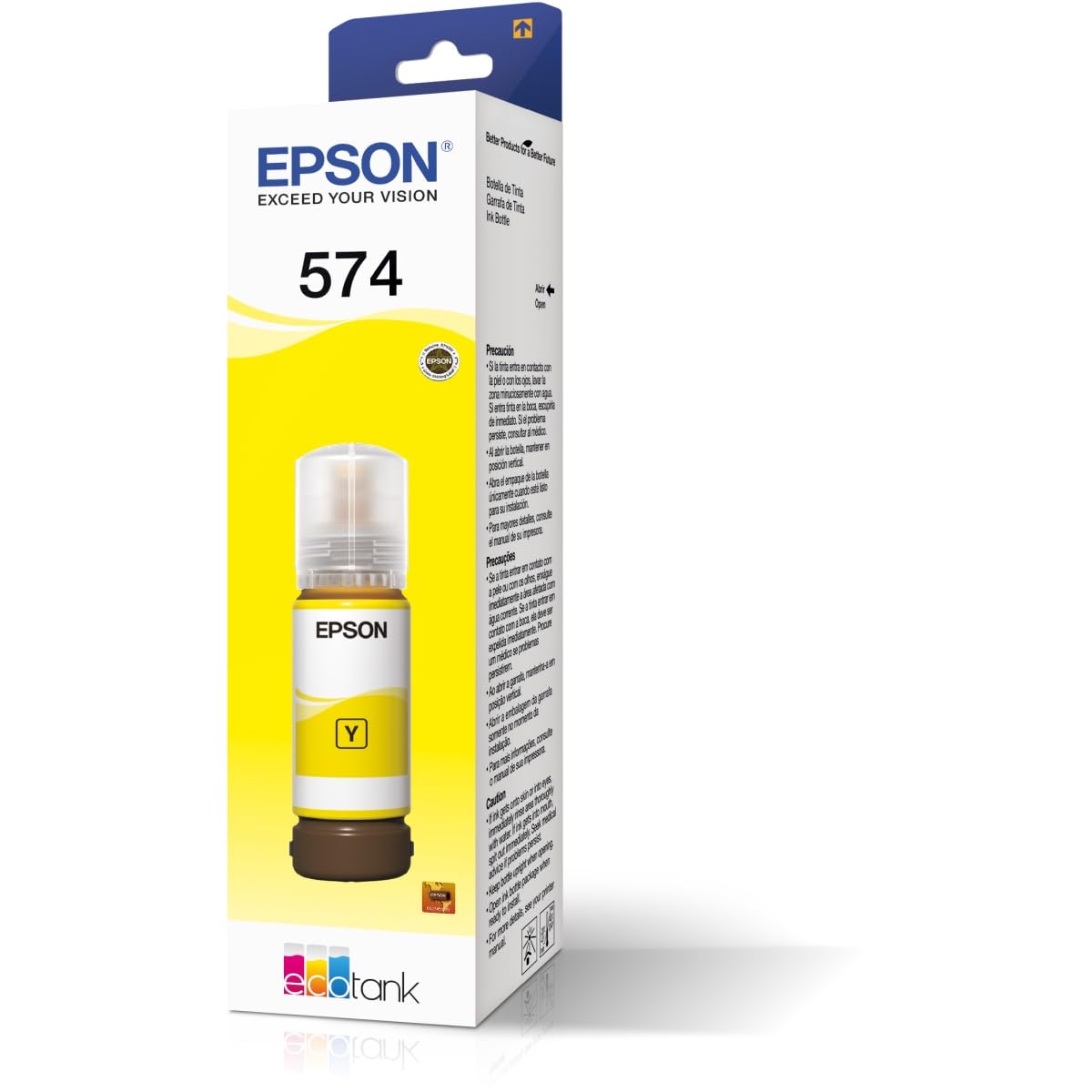 Botella de Tinta Epson Amarillo T574 para Impresora L8050