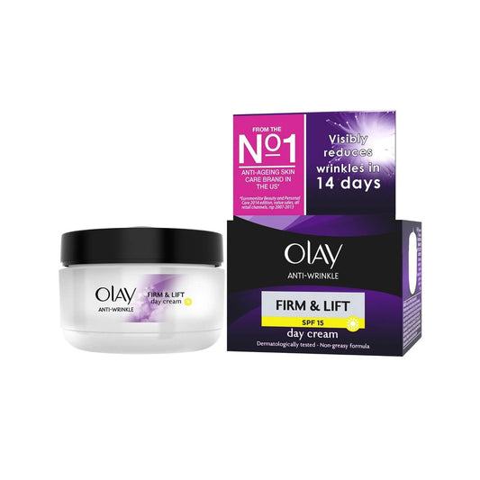 Olay Anti-Wrinkle Firm & Lift SPF 15 40+ Day Cream, 1.7 Ounce